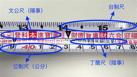 文公尺上下紅字|捲尺上面的字有什麼用？文公尺、魯班尺、丁蘭尺一次。